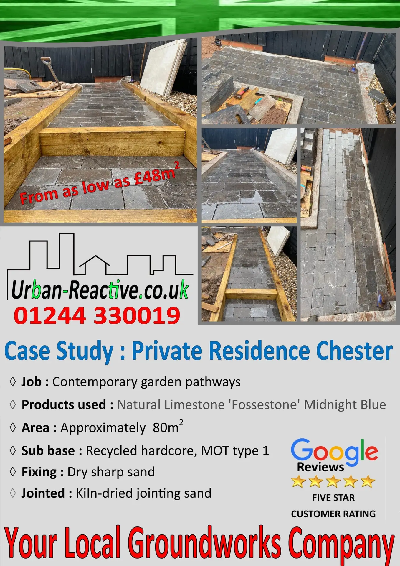 Contemporary garden pathways