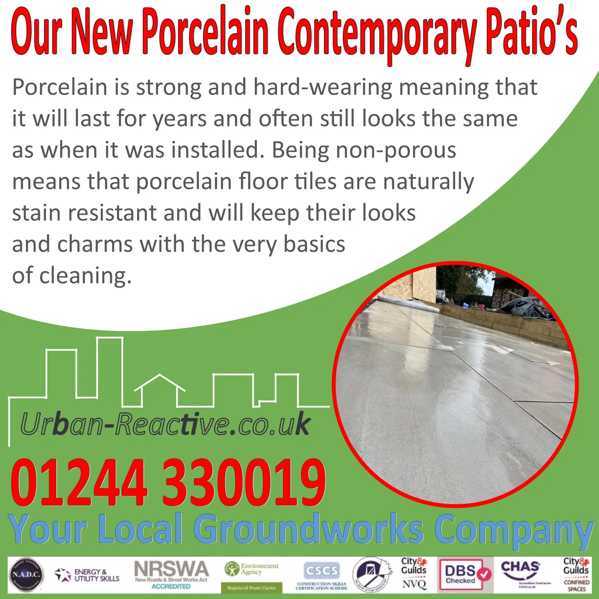 Our New Porcelain Contemporary Patio&rsquo;s