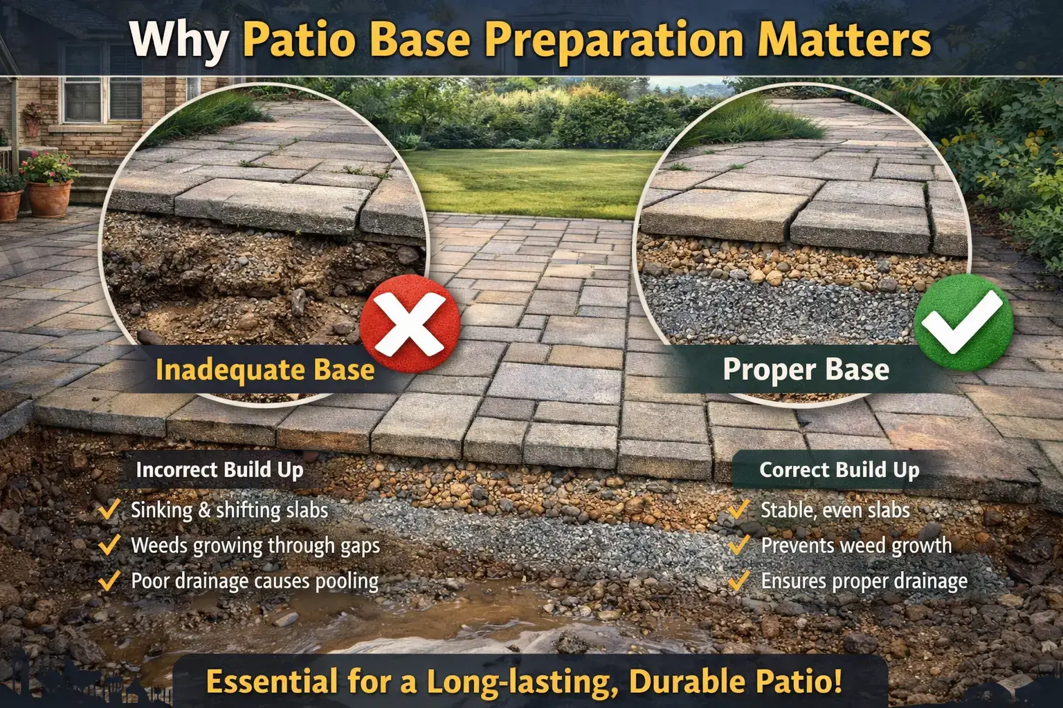 Why Patio Base Preparation Matters