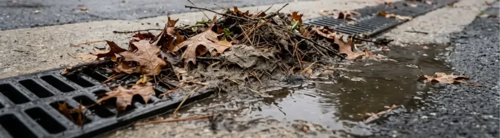 Why Outdoor Drain Channels Block in Huntington