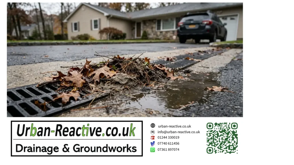 Why Outdoor Drain Channels Block in Huntington