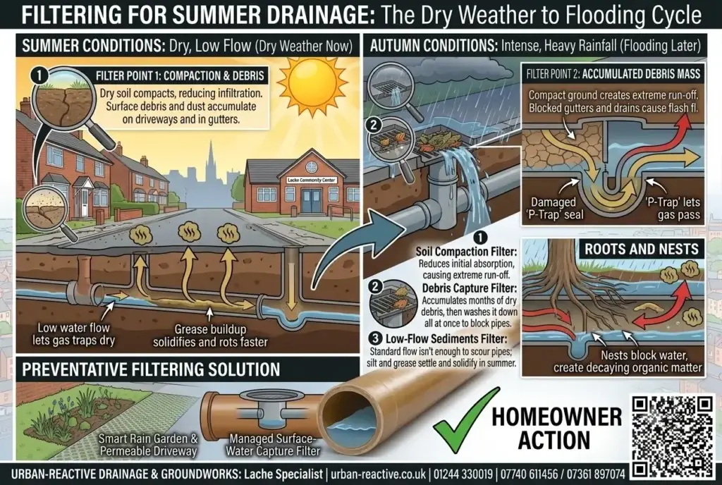 Dry Weather Now, Flooding Later The Summer Drainage Problem Homeowners Miss in Westminster Park, Chester
