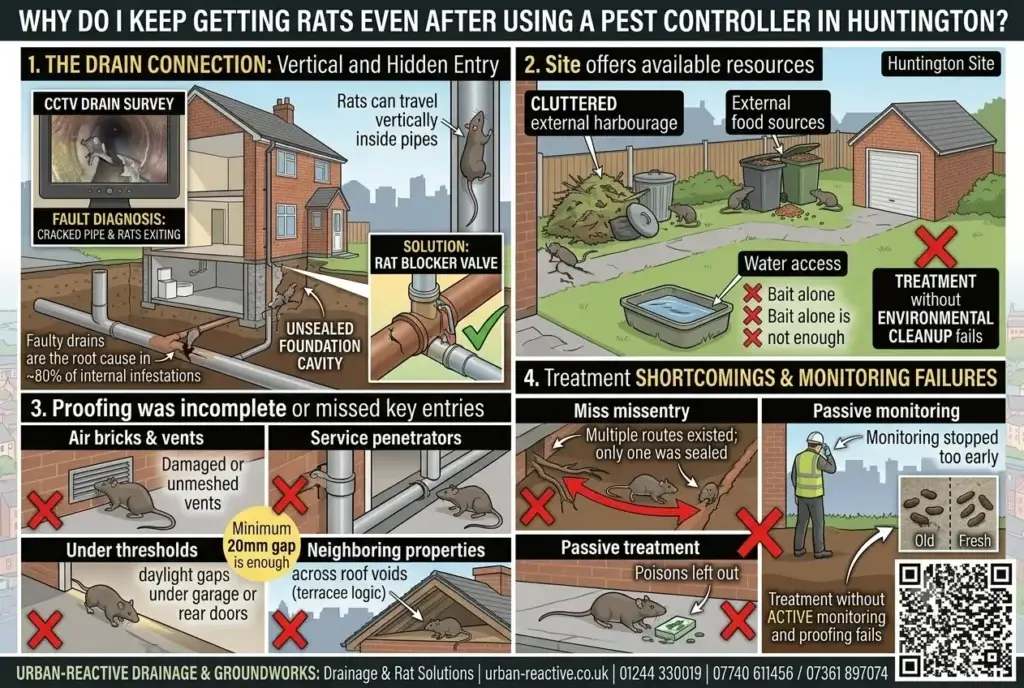 Why Do I Keep Getting Rats Even After Using a Pest Controller in Huntington